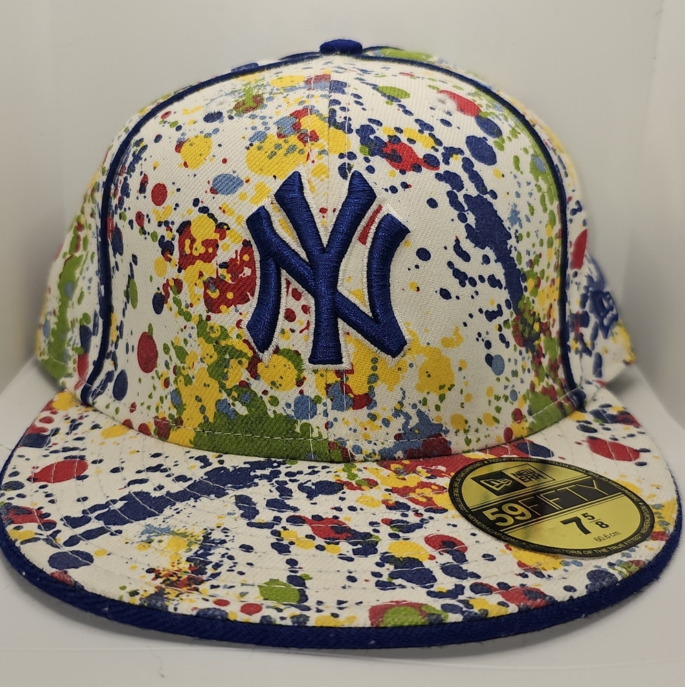 Limited Edition Colorful Splatter NY Yankees New Era Cap